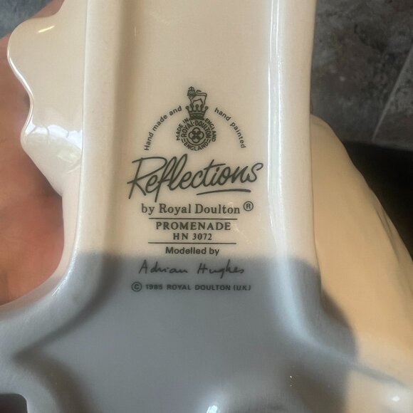 Royal Doulton 'Promenade' Hand Made 14-inch Porcelain Figurine! - Picture 9 of 16